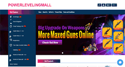 Desktop Screenshot of powerlevelingmall.com