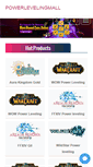 Mobile Screenshot of powerlevelingmall.com
